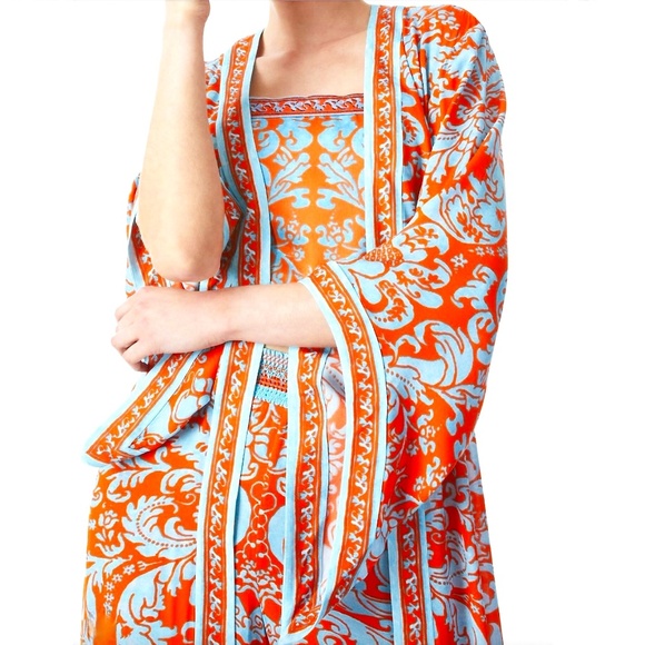 Alice + Oivia Domino Tie Waist Jacket / Robe sz M NEW